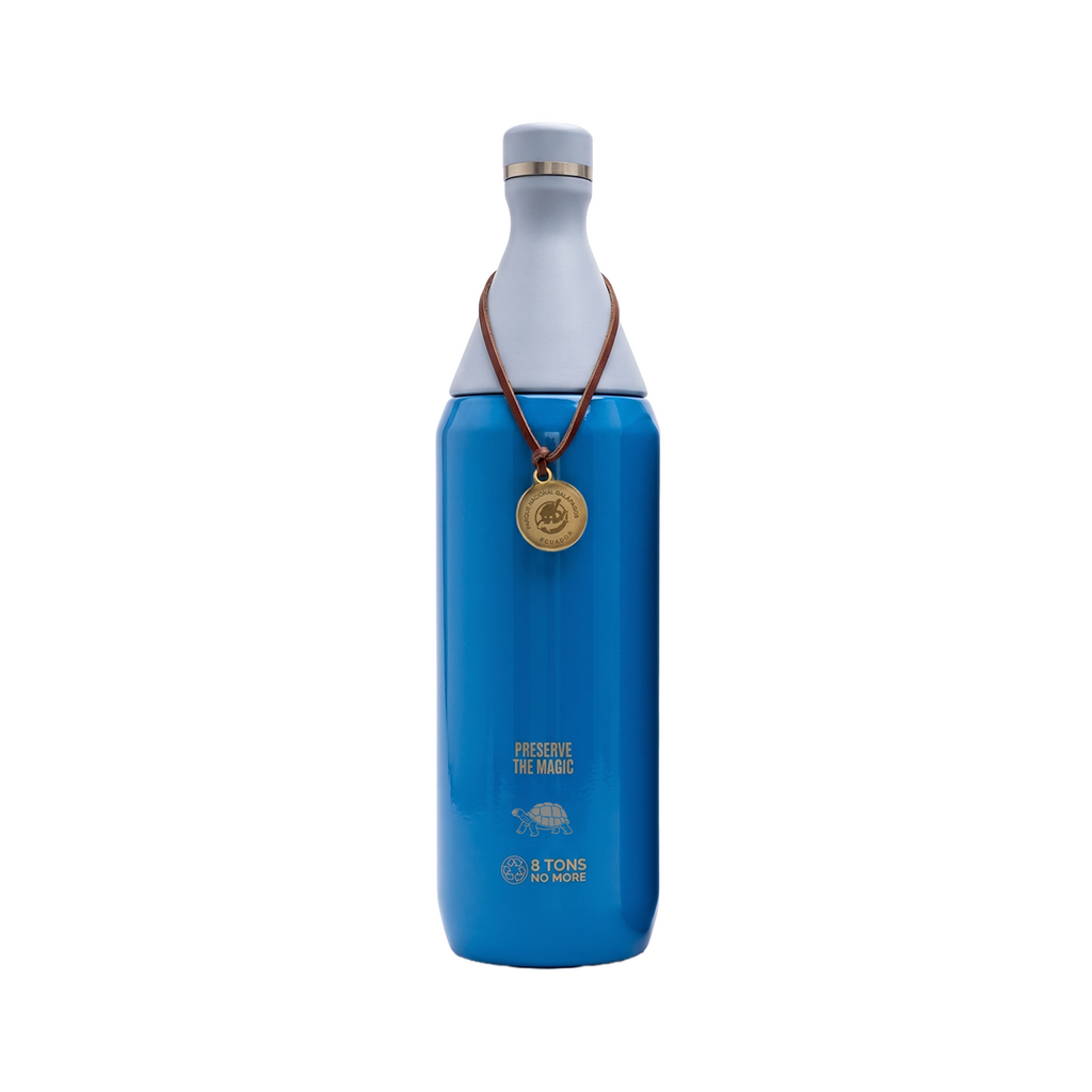 BOTELLA DE AGUA SLIM 34 OZ - AZUL