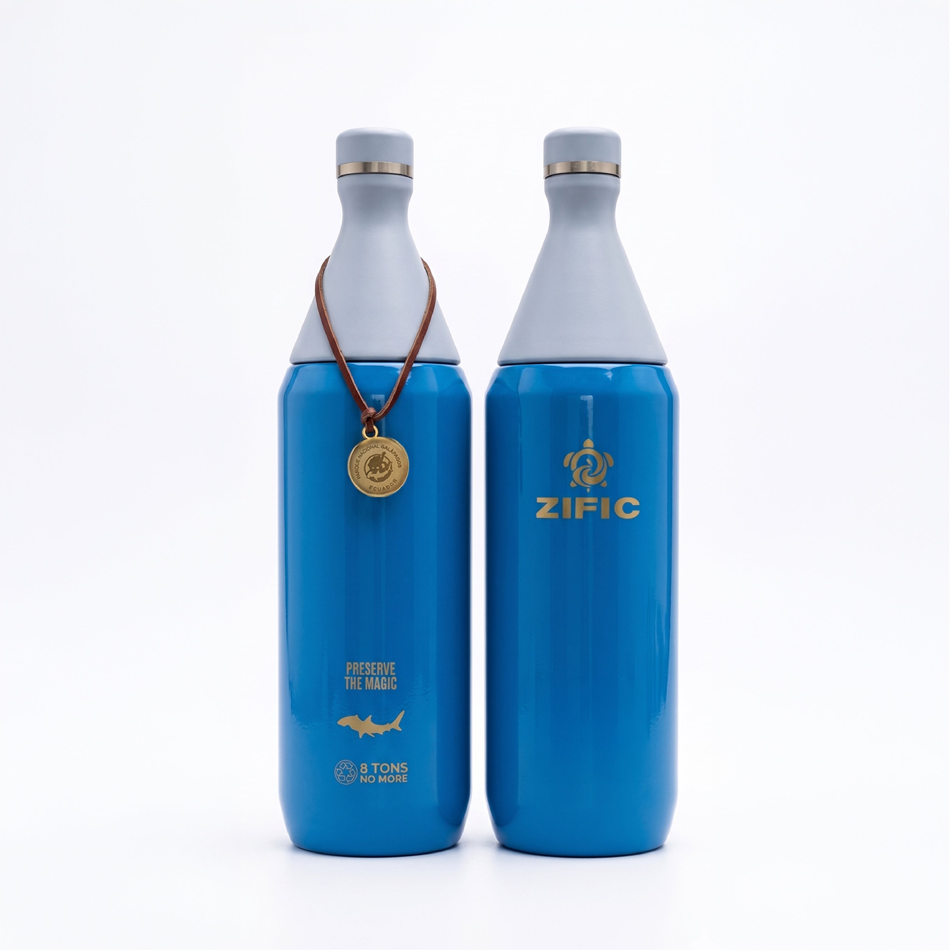 BOTELLA DE AGUA SLIM 34 OZ - AZUL