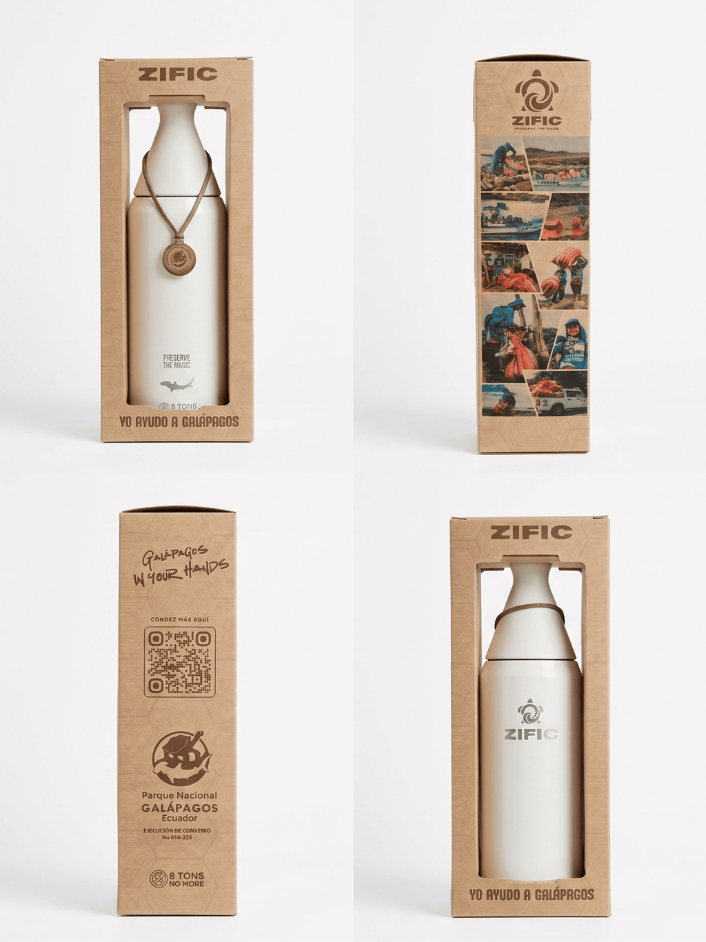 BOTELLA DE AGUA SLIM 34 OZ - BEIGE