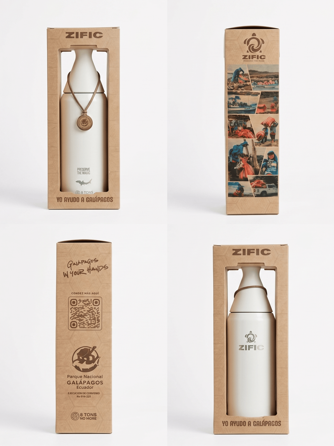 BOTELLA DE AGUA SLIM 34 OZ - BEIGE