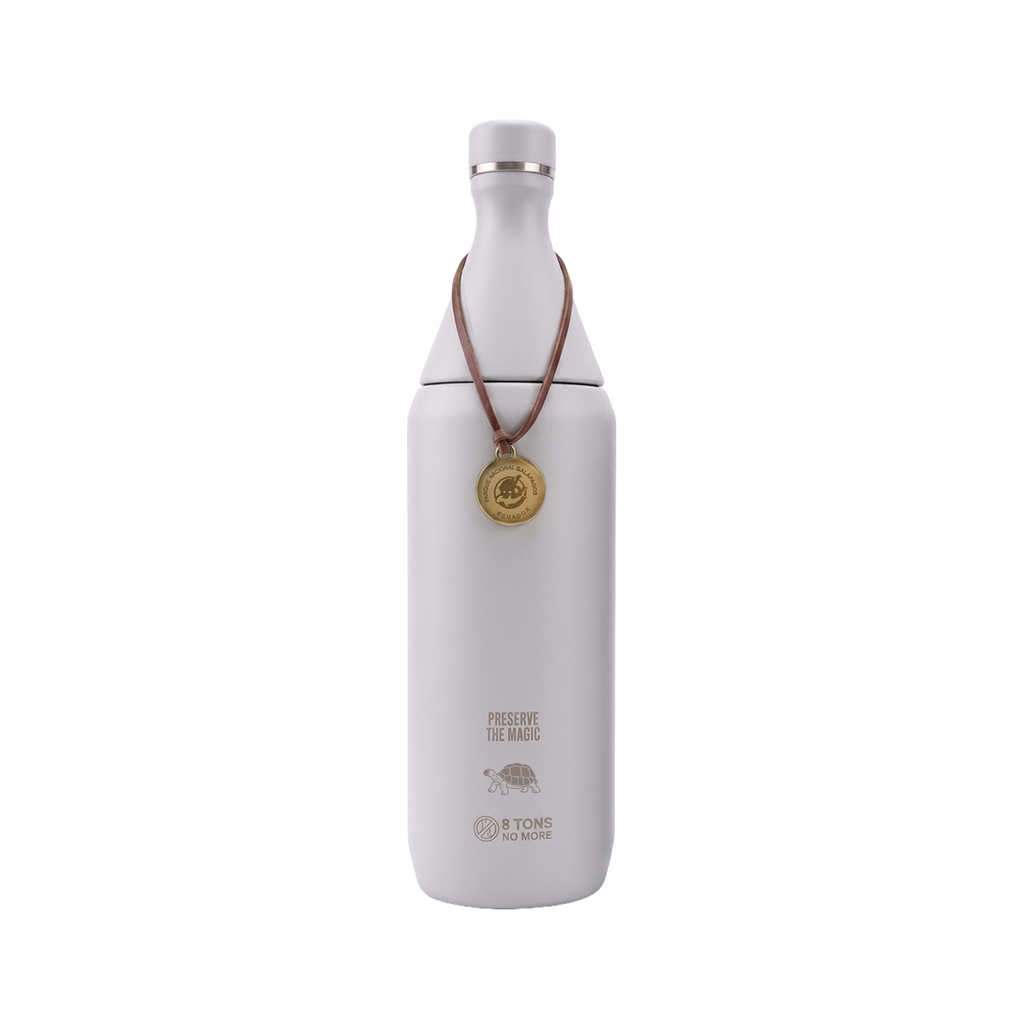BOTELLA DE AGUA SLIM 34 OZ - GRIS