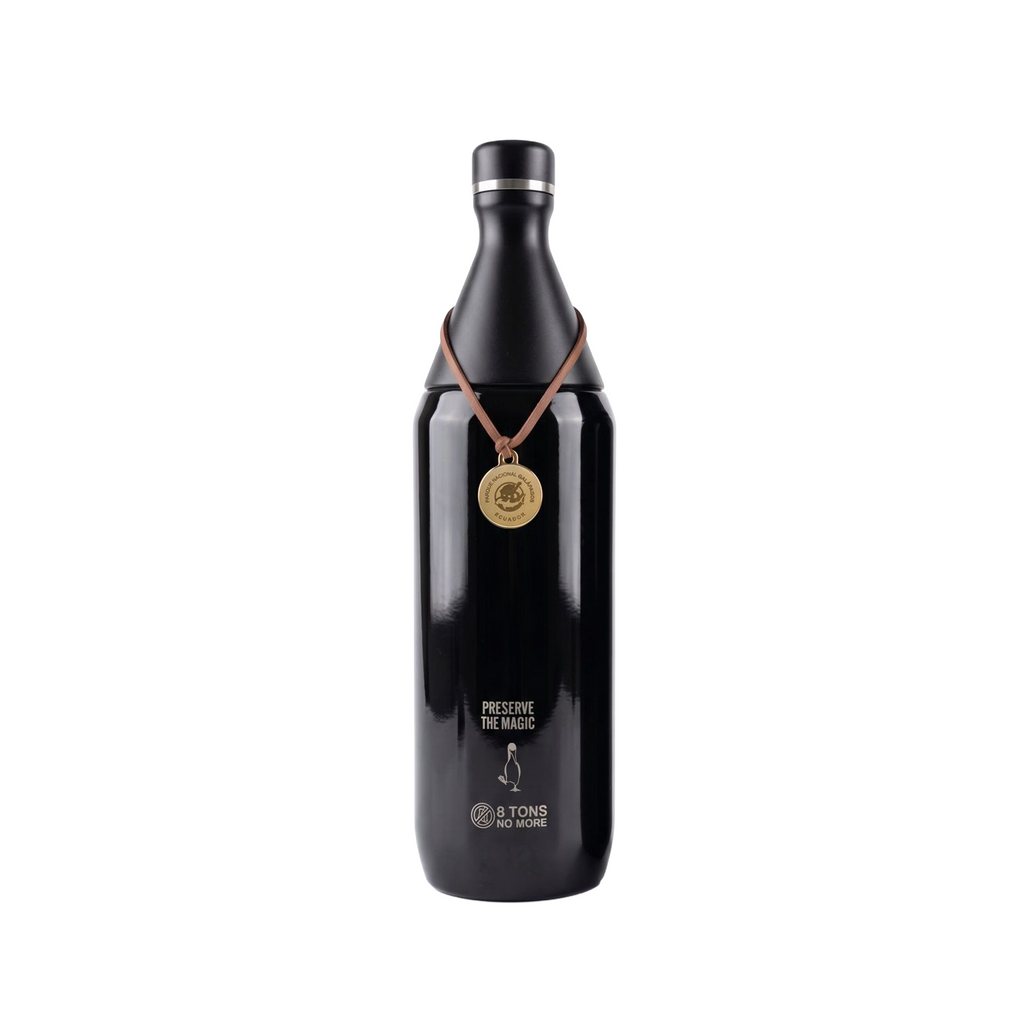 BOTELLA DE AGUA SLIM 34 OZ - NEGRO