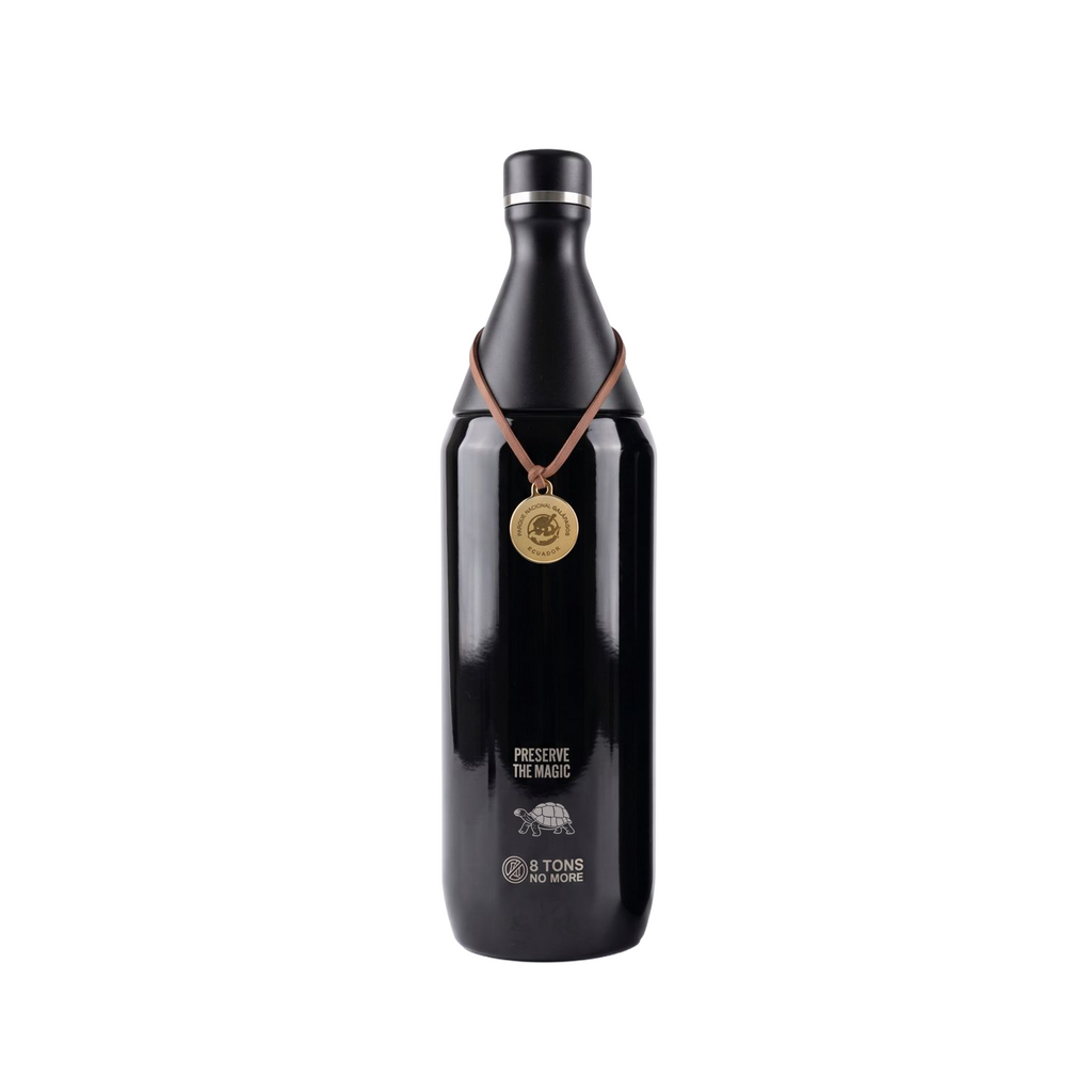 BOTELLA DE AGUA SLIM 34 OZ - NEGRO