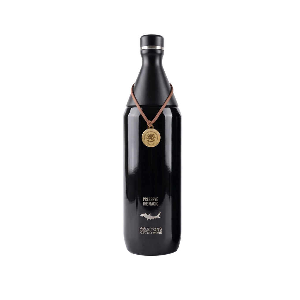 BOTELLA DE AGUA SLIM 34 OZ - NEGRO