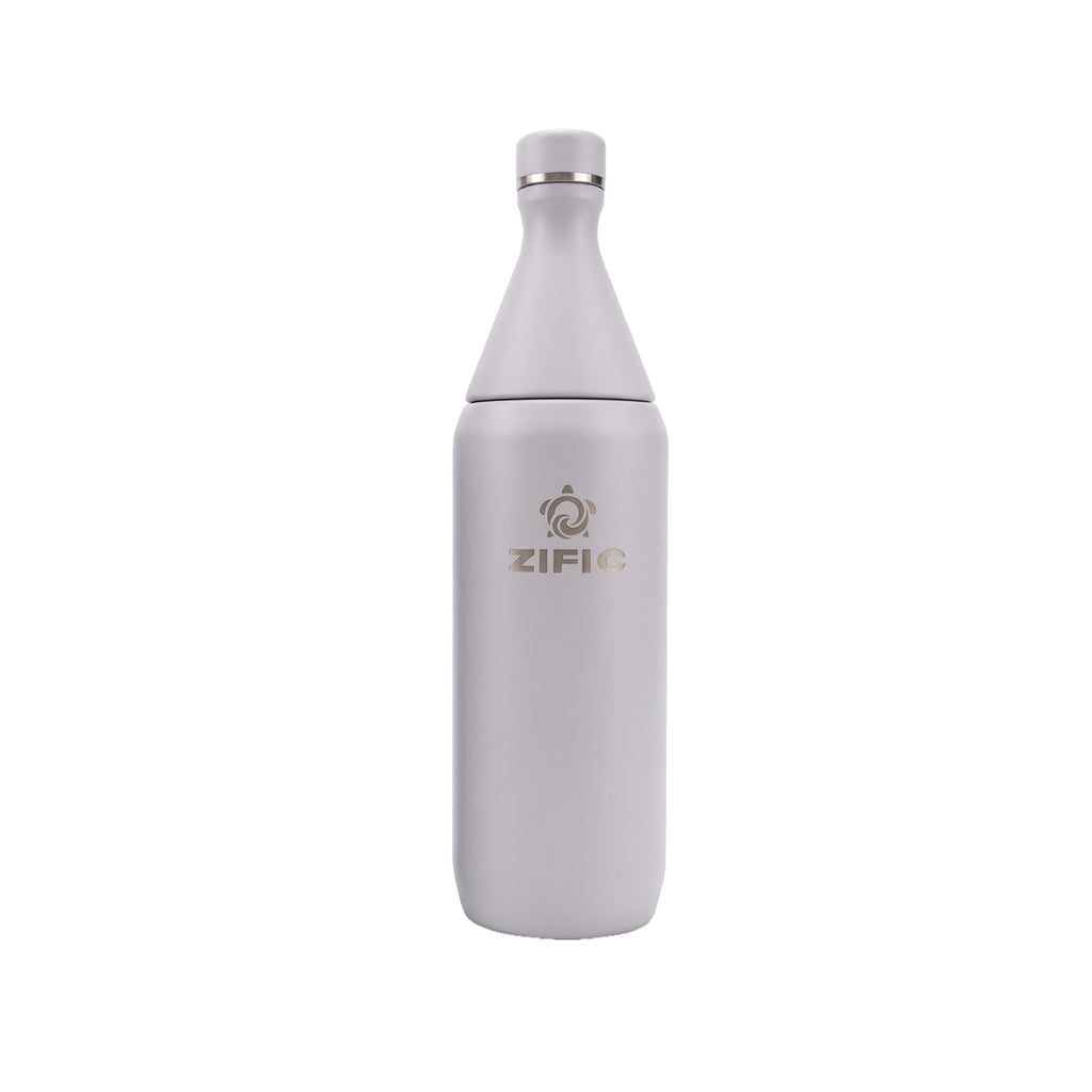 BOTELLA DE AGUA SLIM 34 OZ - GRIS