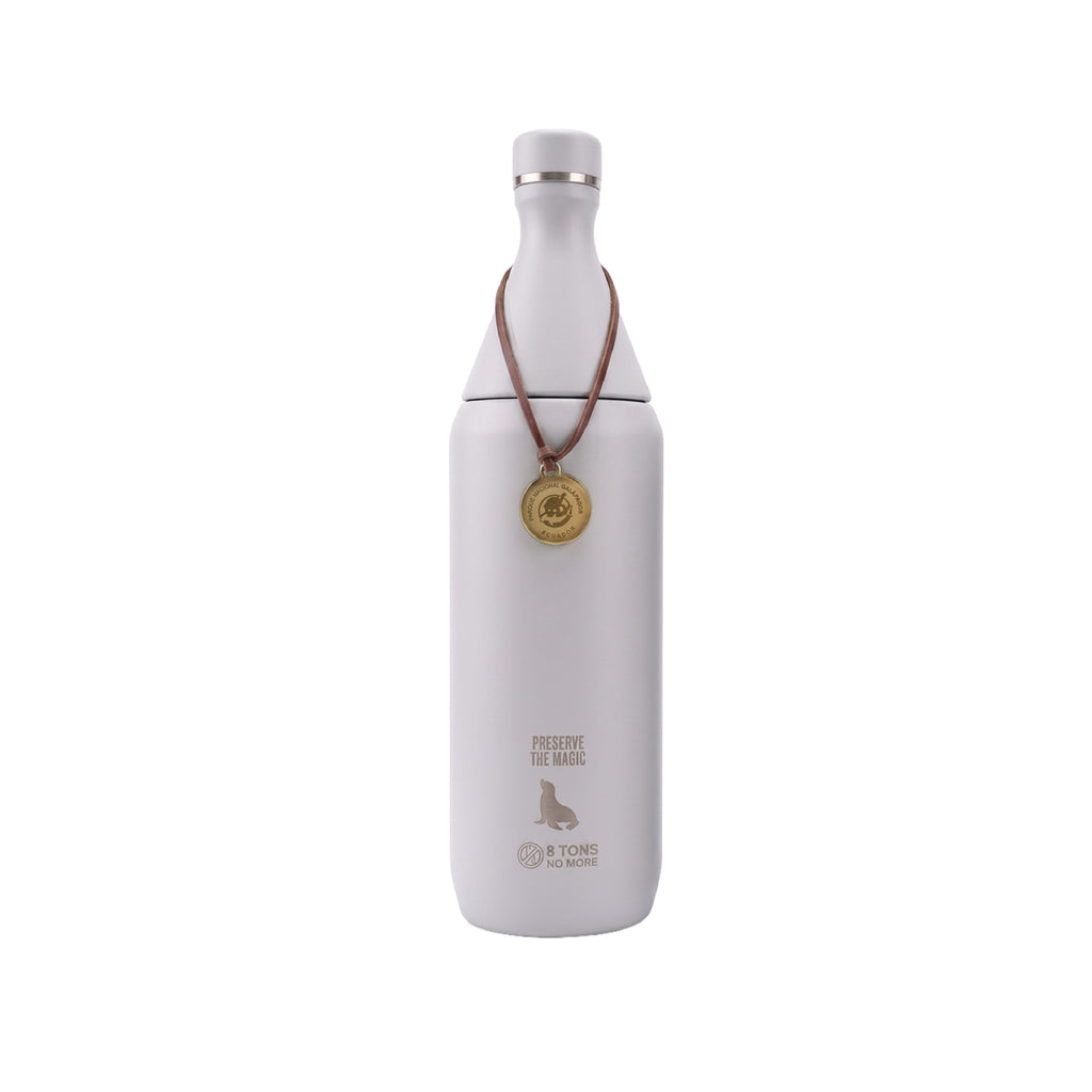 BOTELLA DE AGUA SLIM 34 OZ - GRIS