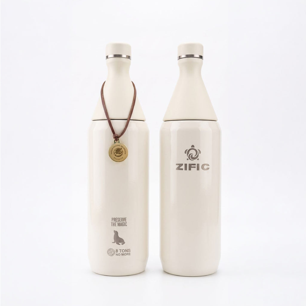 BOTELLA DE AGUA SLIM 34 OZ - BEIGE