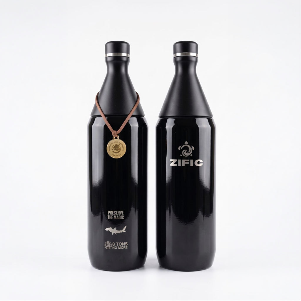 BOTELLA DE AGUA SLIM 34 OZ - NEGRO